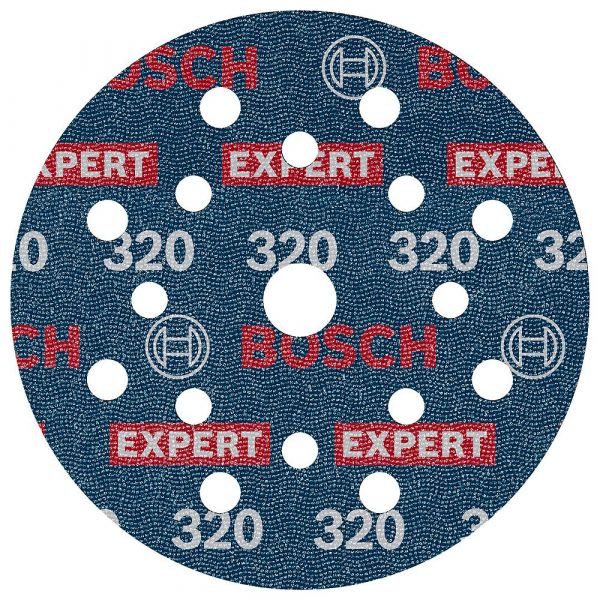 5 Unidades de Disco de Lixa 125mm P320 Expert Bosch