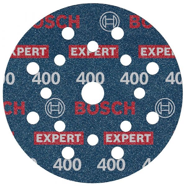 5 Unidades de Disco de Lixa 125mm P400 Expert Bosch
