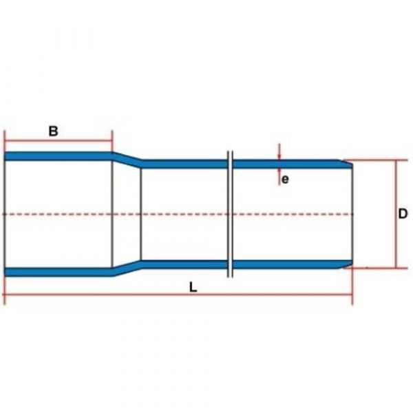 6 Metros de Tubo PVC Irrigação PN60 DN25 Tigre