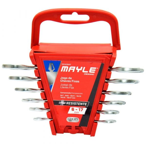 Jogo de Chaves Fixa com 6 Peças 100408MY Mayle