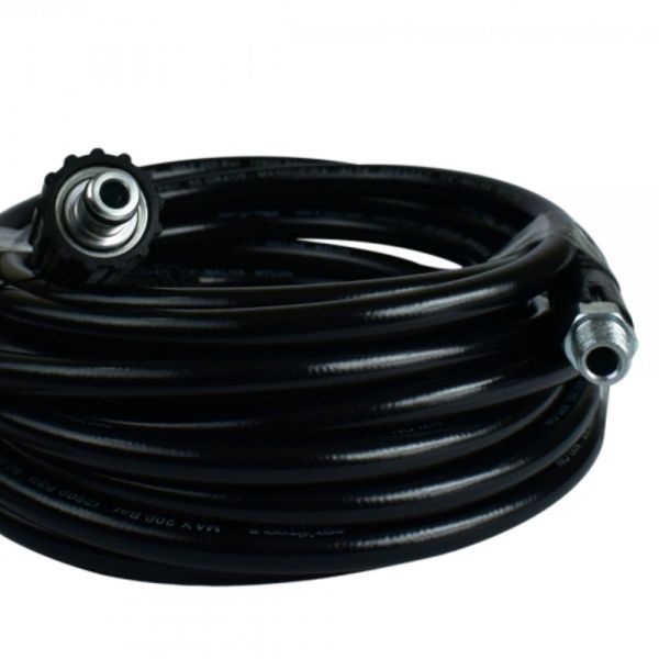 7 Metros Mangueira Trama Nylon M22/14 E 15 x 1/4 Pol. Macho para Lavadora Sigma Tools