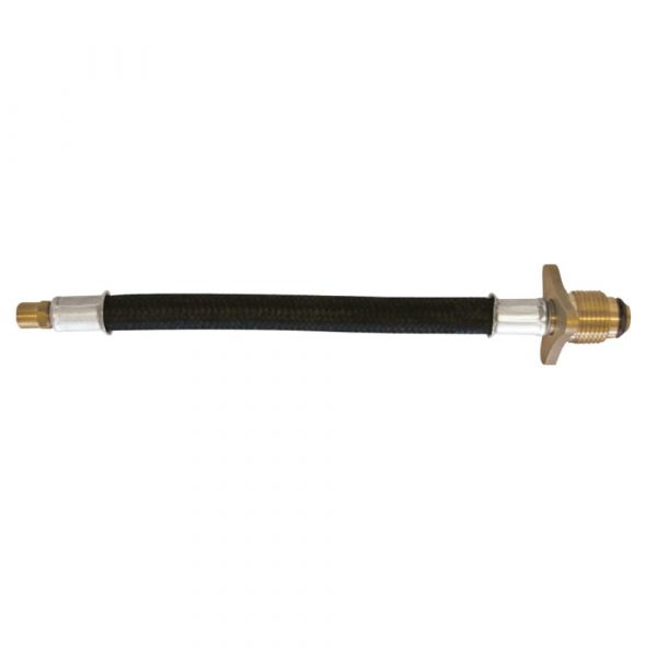 80cm de Mangueira Flexível Nitrílica 1/4(I) x P45 R.7/8 UNF(E) Esq. x R.7/16 UNS(E) Maqenge