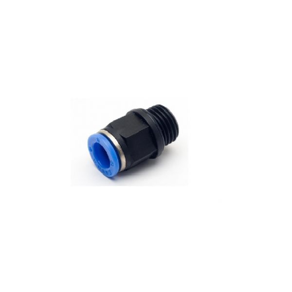 Conector Macho Instantâneo Giratório Plástico 06 x 1/4 BSP Fluir