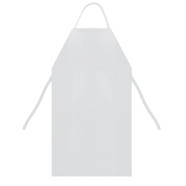 Avental PVC com Forro 120 x 70 cm Branco Plastcor