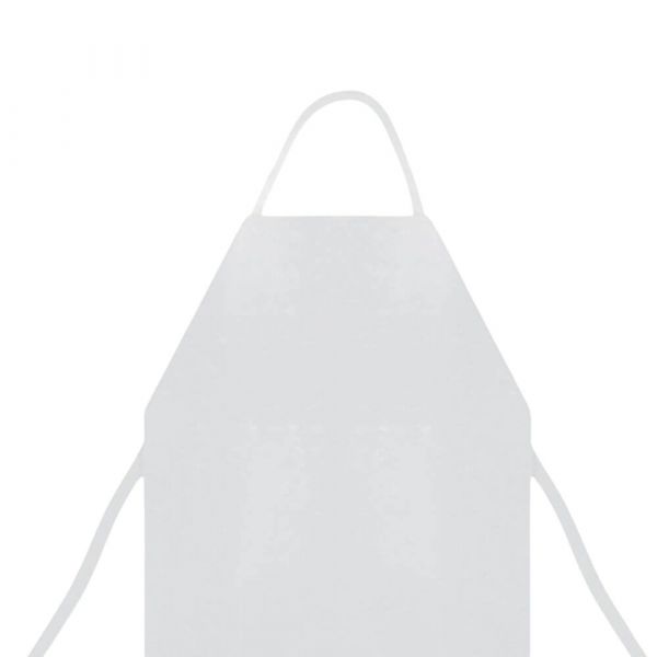 Avental PVC com Forro 120 x 70 cm Branco Plastcor