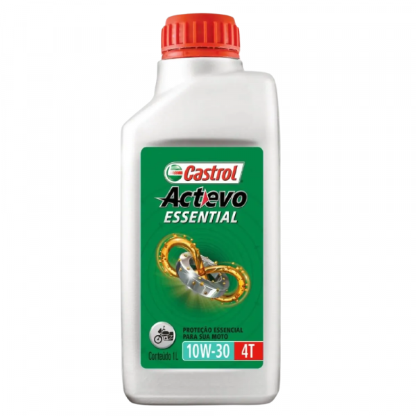 Óleo Moto 4T 1 Litro Actevo Essential 10W30 Castrol