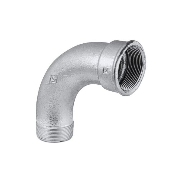 Curva Macho/Fêmea 90° Galvanizada 1.1/4” Tupy