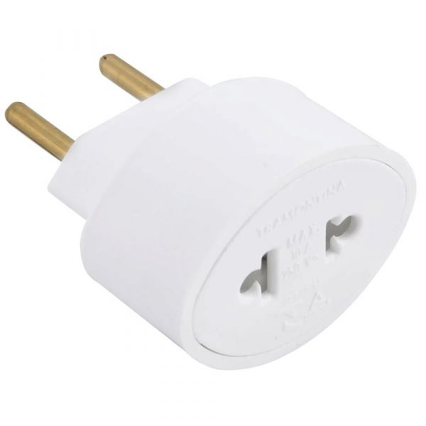 Adaptador 2P 10A 250V Branco Tramontina