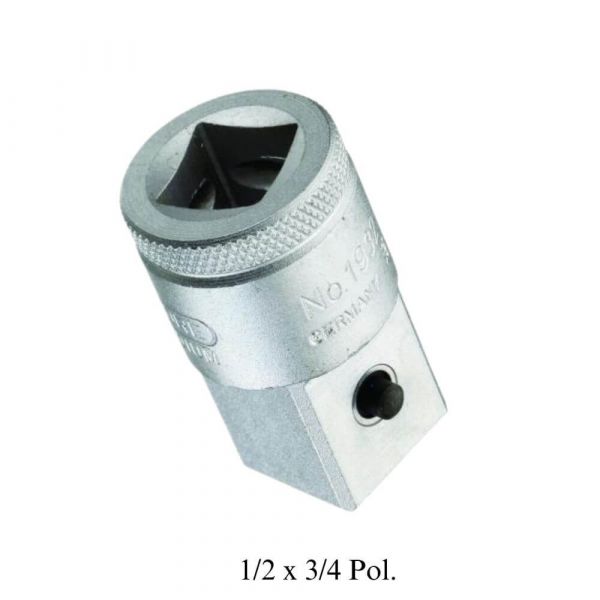 Adaptador para Soquete 1/2 x 3/4 Pol. Gedore