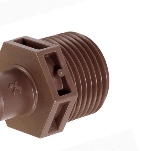 Adaptador Para Tubo Gotejador 3/4” x 17mm Rain Bird