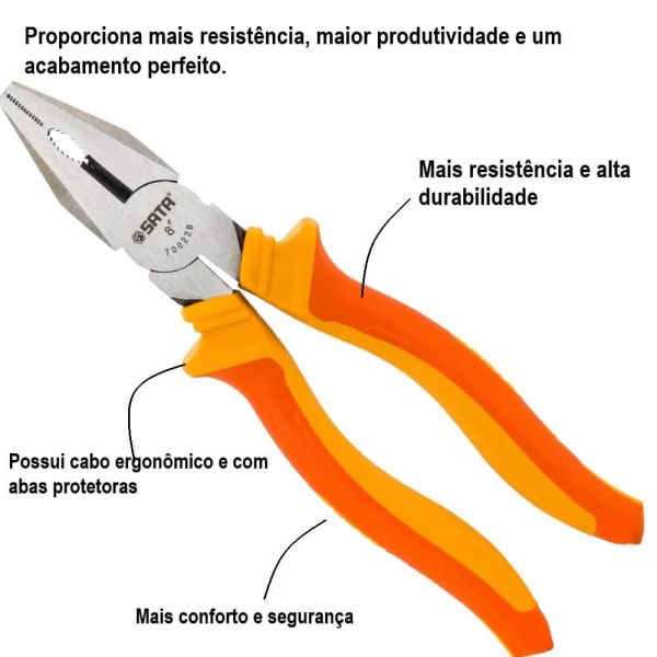 Alicate Universal 8” Sata