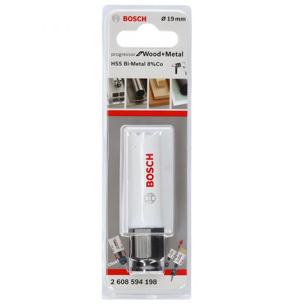 Serra Copo Progressor para Madeira e Metal 19mm 3.4 Pol Bosch
