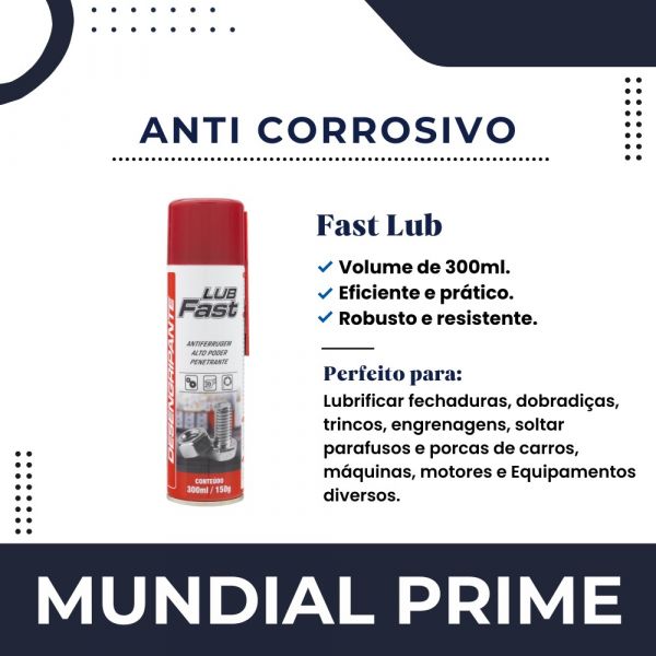 Anti Corrosivo 300ml Lubfast Mundial
