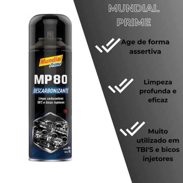 Descarbonizante MP80 300ml Mundial Prime