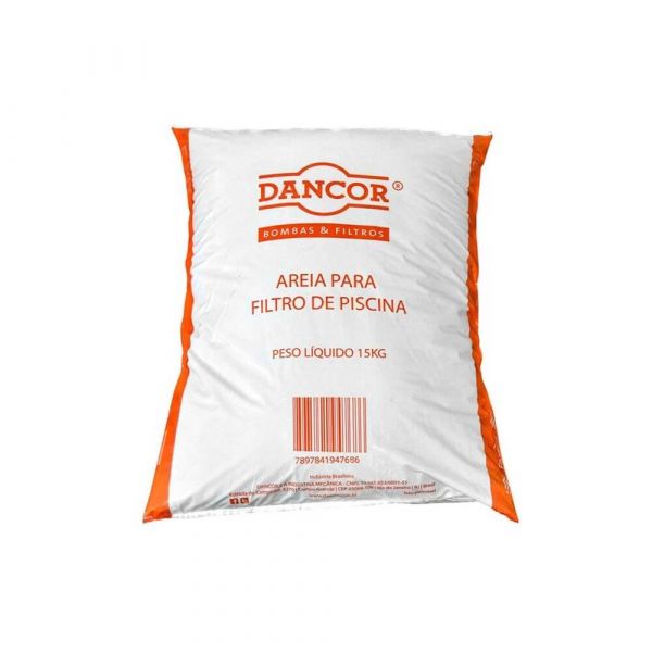 Areia Para Filtro De Piscina 15kg 0.65 A 0.75mm Dancor