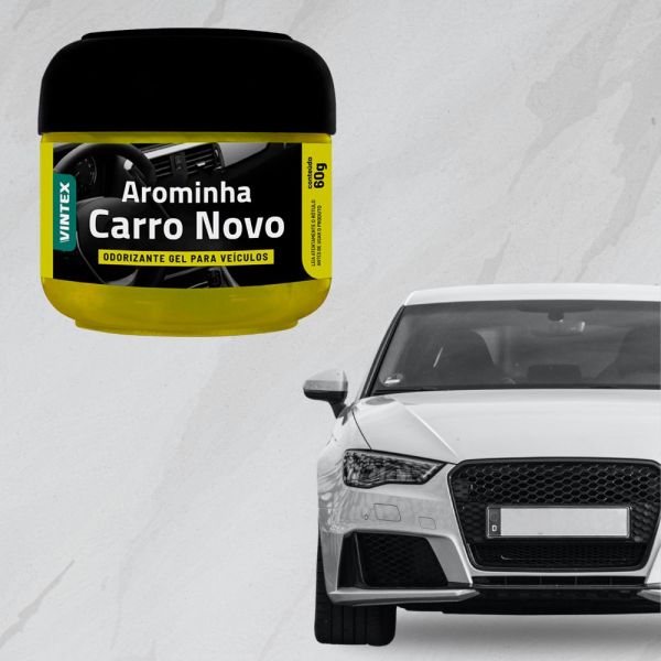 Aromatizante Gel Carro Novo 60g Vintex