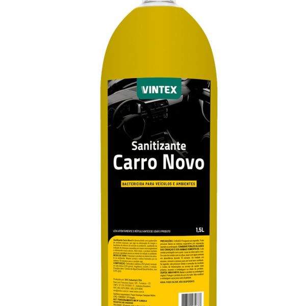 Aromatizante Sanitizante Carro Novo 1,5L Vintex