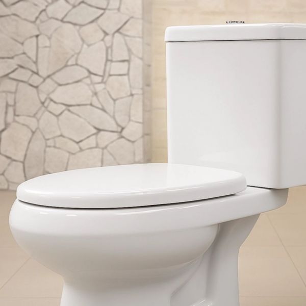 Assento Sanitário Premium Oval Branco AT4163-2 Atlas