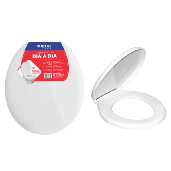 Assento Sanitário Resistente Branco 1061-2 Atlas