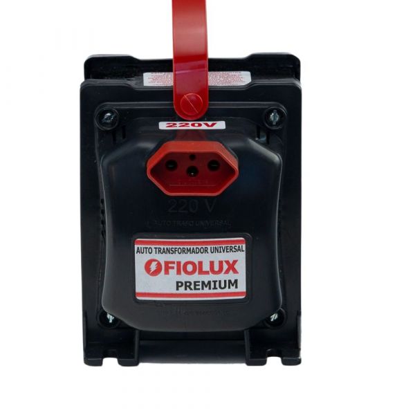 Autotransformador Premium com Tomadas Tripolares 1500VA Bivolt Fiolux 