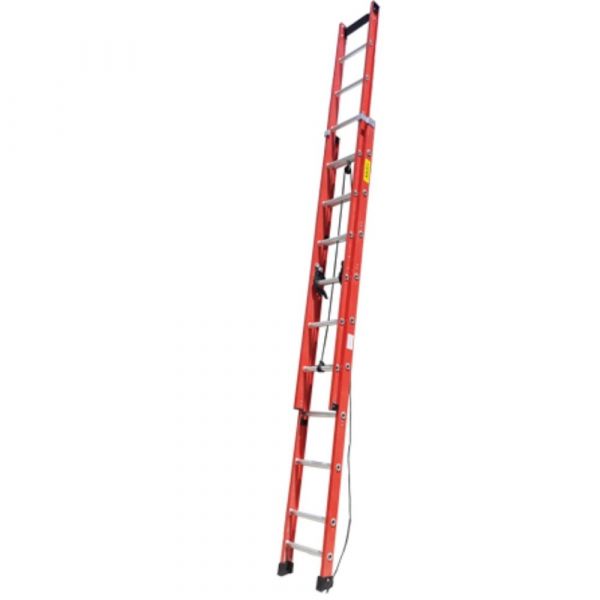 Escada Extensível Fibra de Vidro 38 Degraus FE838 Alulev
