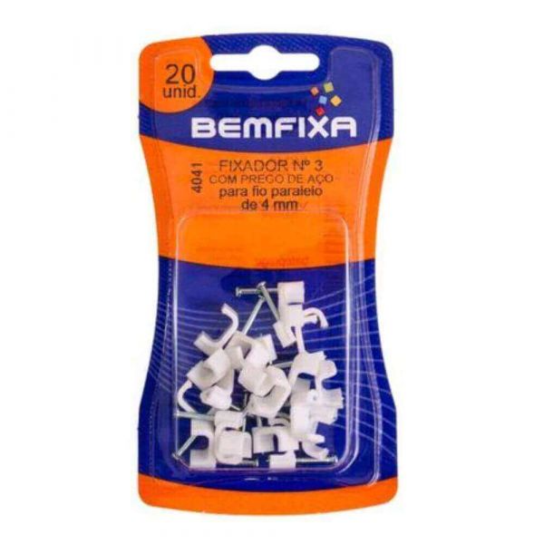 Fixa Fio Paralelo N.1 Branco Bemfixa