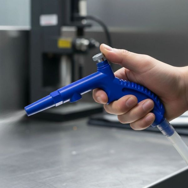 Bico de Ar Pulverizador Curto de Plástico com Botão 1/4 Pol. Vip Industrial