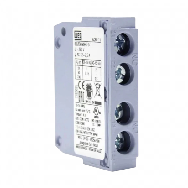 Bloco de Contator Auxiliar AZ ACBF-11 Weg