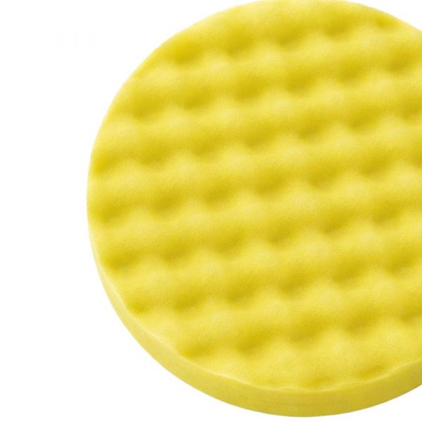 Boina Espuma Waffle 5 Pol. 80 Corte Médio Amarela Sigma Tools