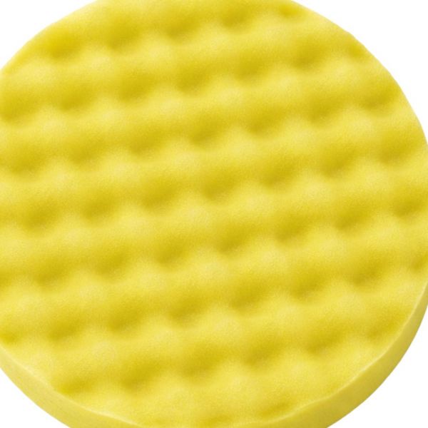 Boina Espuma Waffle 5 Pol. 80 Corte Médio Amarela Sigma Tools