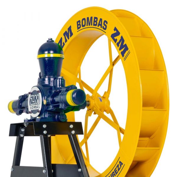 Bomba com Roda D'Água ZM-44 Completa ZM Bombas