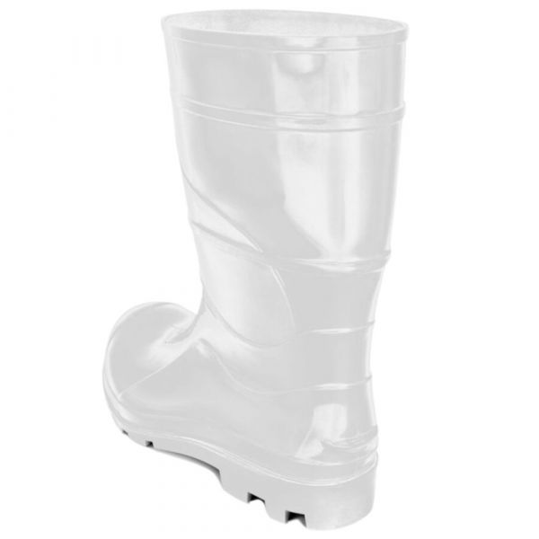 Bota de Borracha Curta Branca Nº 33/34 Cartom 