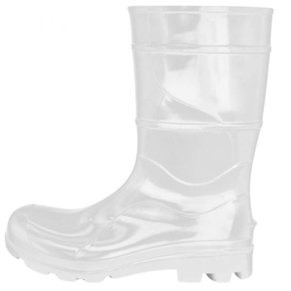 Bota de Borracha Curta Branca Nº 37 Cartom
