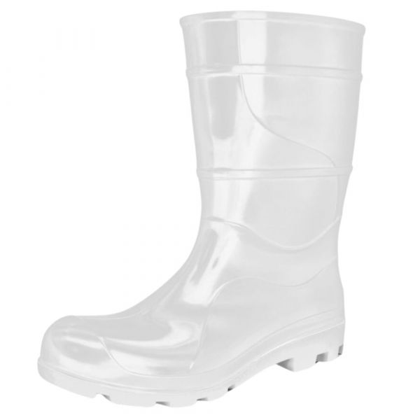 Bota de Borracha Curta Branca Nº 37 Cartom