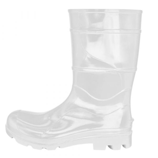 Bota de Borracha Curta Branca Nº 39 Cartom 