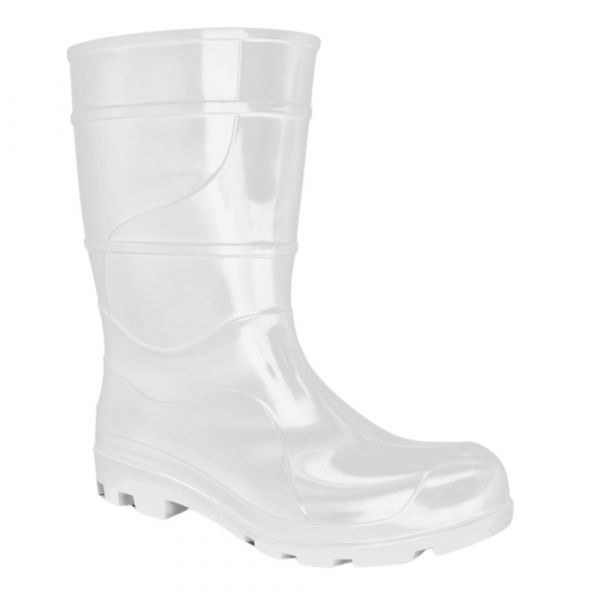 Bota de Borracha Curta Branca Nº 39 Cartom 