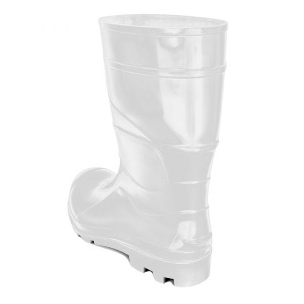 Bota de Borracha Curta Branca Nº 42 Cartom 