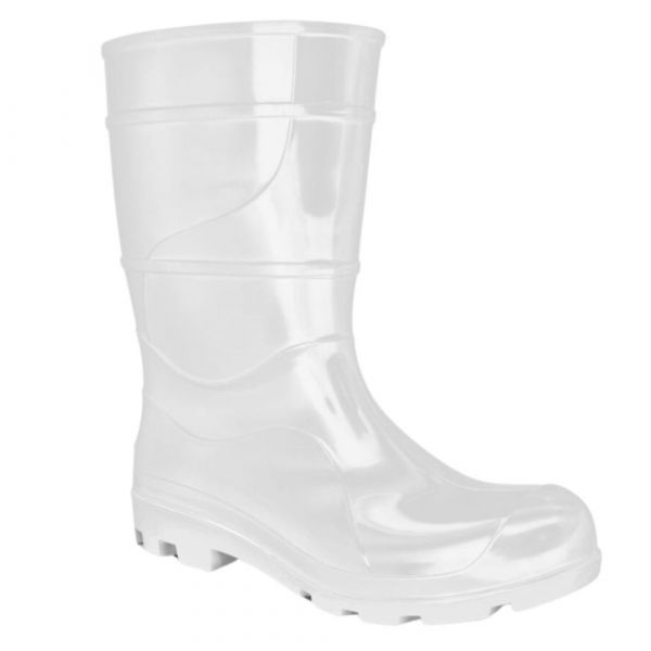 Bota de Borracha Curta Branca Nº 44 Cartom