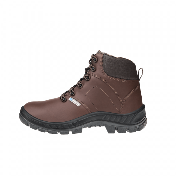 Bota de Segurança Nobuck Café Rodock Bico PVC com Cadarço Marluvas N° 40