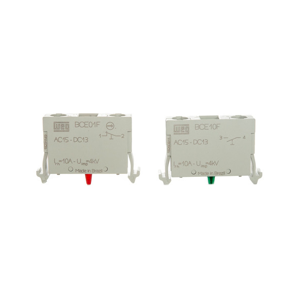 Botão Duplo Econômico Pulsador 22mm de Resina CEW-BDM-11000000 Weg