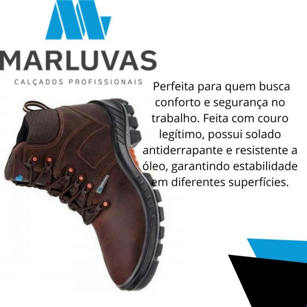 Botina Marrom 75bpr29 Marluvas Nº 38