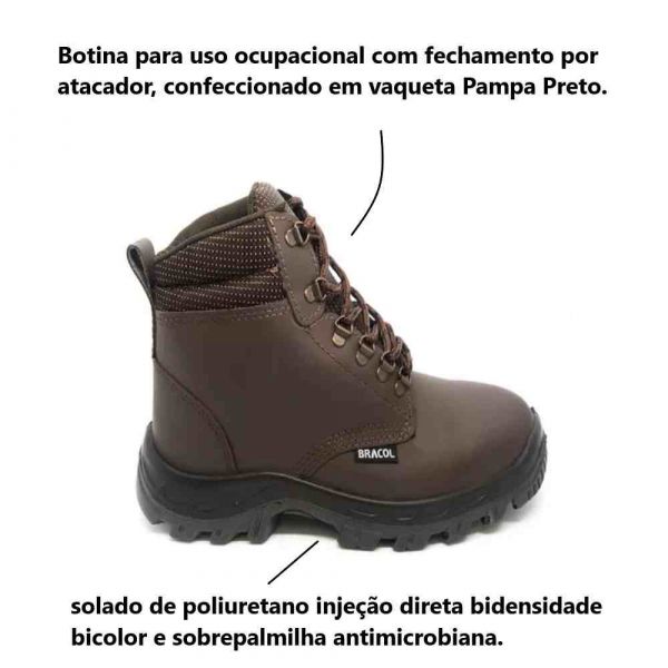 Botina Marrom Concetto N° 38 Bracol