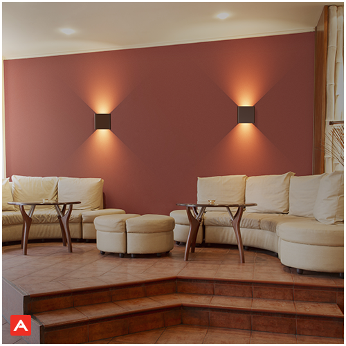 Arandela cor Café Elegance Led IP65 3000k 3W- Avant Bivolt