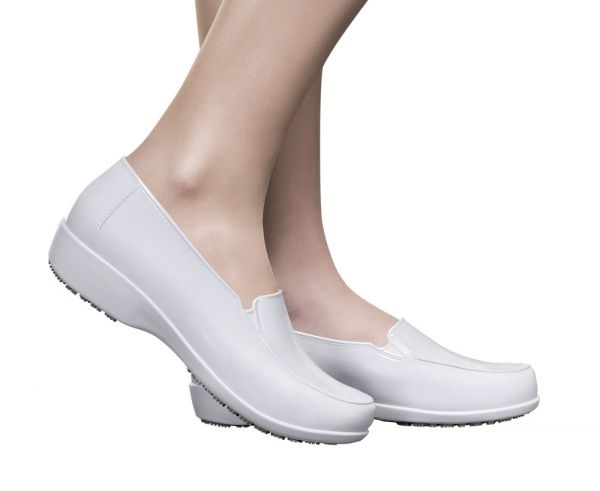 Sapatilha Feminina Antiderrapante Branco- Social Woman N39