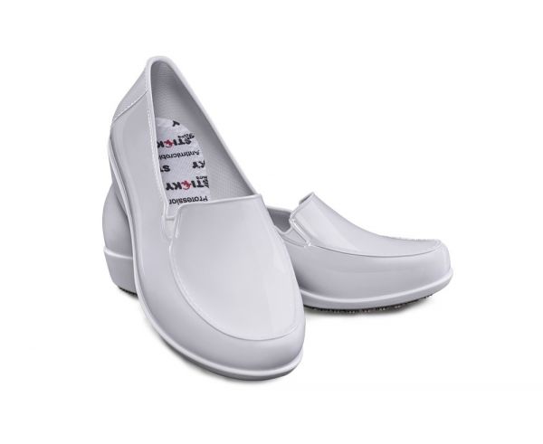 Sapatilha Feminina Antiderrapante Branco- Social Woman N36