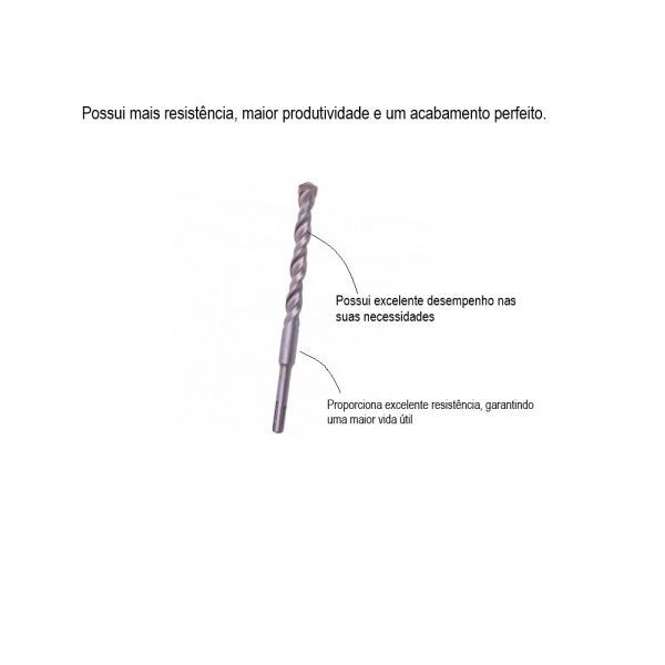 Broca Bosch SDS plus-3 para concreto Ø20 x 150 x 200 mm