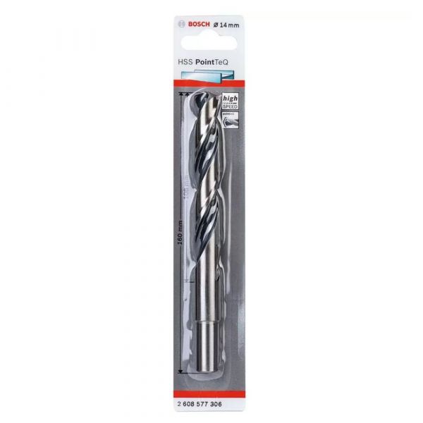 Broca para Metal Aço Rápido HSS-PointTeQ 14,0mm Bosch