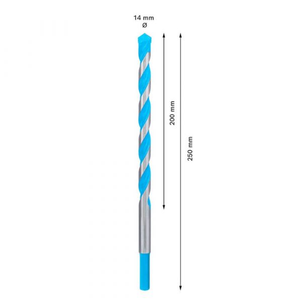 Broca Bosch EXPERT CYL-9 Multiconstruction Ø14 x 200 x 250 mm