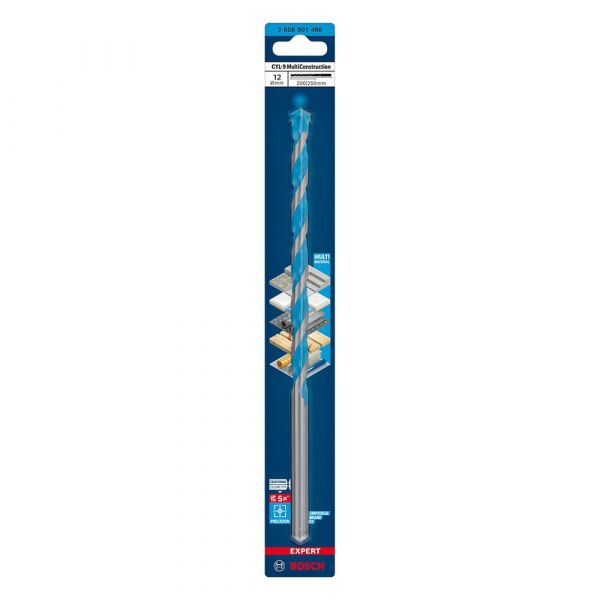 Broca Bosch EXPERT CYL-9 Multiconstruction Ø12 x 200 x 250 mm