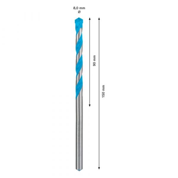 Broca Bosch EXPERT CYL-9 MultiConstruction Ø8 x 90 x 150 mm